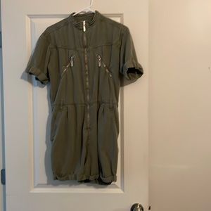 Top shop olive romper
